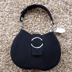 Black Suede Purse/ Brand New